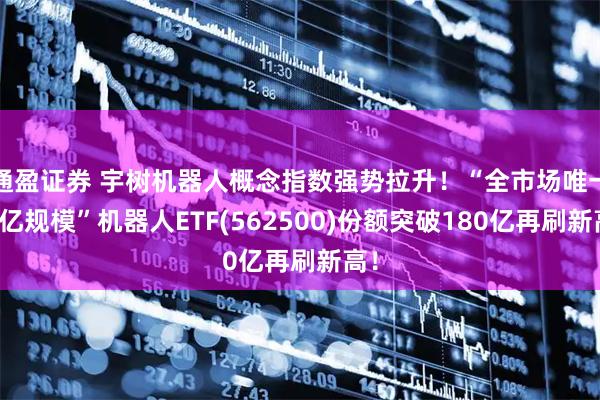 通盈证券 宇树机器人概念指数强势拉升！“全市场唯一百亿规模”机器人ETF(562500)份额突破180亿再刷新高！
